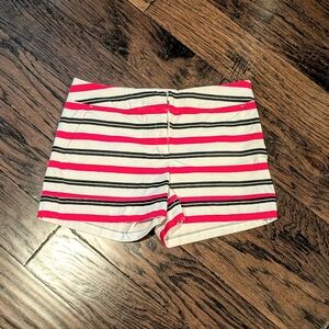 Chic High Waist Striped Women's Shorts